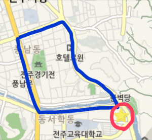 外国人無料バス到着地